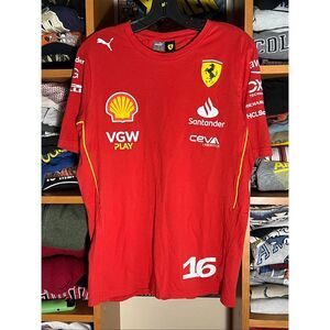 Puma Scuderia Ferrari F1 Charles Leclerc Driver Tee